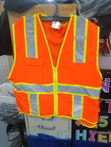 CornerStone CSV105 ANSI 107 Class 2 Surveyor Zippered Vest,  4xl/5xl,   ... - $17.99