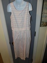 Carter&#39;s Pink/White Striped Print Romper Size 7 Girl&#39;s NEW - $21.90
