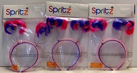 Spritz Purple &amp; Pink Ponytails Headboppers - Lot Of 3 Pkgs - Party Favor Fun! - £7.29 GBP