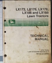 John Deere  TM1492 Technical Manual for Lx Series Lawn Tractors 1995 - $70.13