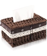 Kailinst  Woven Tissue or Napkin Box Cover Rectangular Farmhouse Decor NEW - $23.35