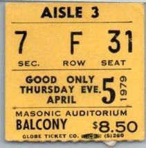 Roxy Music Robert Gordon Concert Ticket Stub April 5 1979 Detroit MI - $34.64