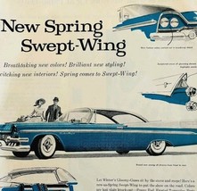 1958 Dodge Spring Swept Wing Advertisement Automobilia Life Magazine HM2Y - $565.25 MXN