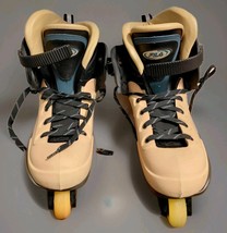 Vintage FILA Urban Style Aggressive Inline Skates Tan Teal Black Size 10.5 - $5,490.95 MXN