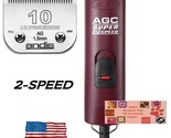 Andis AGC SUPER ULTRAEDGE 2 Speed Clipper SET&amp;10 Blade DOG CAT HORSE Gro... - £186.04 GBP