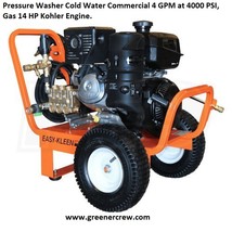 Pressure Washer Cold Water Commercial 4 GPM at 4000 PSI, 14 HP - £1,115.72 GBP