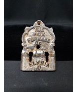 Old FOX FURNACE Co. ELYRIA OHIO CAST IRON CHAIN COVER Ornate Sign Plaque... - $361.99 MXN