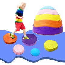 5 Pcs Stepping Stones For Kids, Balance River Stones Toy For Toddlers, N... - £43.14 GBP