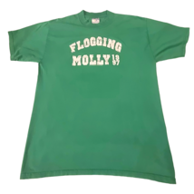 Vintage Flogging Molly 1997 Graphic Band T Shirt Size L See Photos - £10.23 GBP
