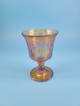 Indiana Glass Carnival Marigold Grape Pattern Goblet Replacement  - $6.95