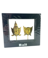 Bali Mask Head Framed Decor Indonesian South East Asia Souvenir Art - $49.93 CAD