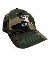 GRCC Deer Hunting Hat Cap Camo Adjustable Size Buck Logo Cotton Hunter O... - £13.99 GBP