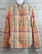American Eagle Outfitters Womens Plaid Checkered Shirt Size 8 EUC Excell... - $21.28