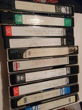 Lot Of 10 Prerecorded VHS Tapes Video Cassettes RCA Sony Recoton JVC 120 - £40.64 GBP