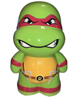 TMNT Raphael Teenage Mutant Ninja Turtles 9&quot; Ceramic Piggy Coin Bank Shi... - £17.29 GBP