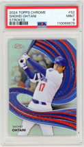 2024 Topps Chrome Shohei Ohtani Strokes PSA 9 MINT #52 - $24.95
