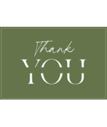 Thank You Card | Printable Gratitude Card | Minimalist Design | Blank Inside - $11.09 CAD