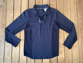 Reebok Men’s long sleeve half zip pullover top Size S In Blue F2 - £15.56 GBP