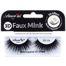 Amorus Faux Mink 3D Eyelashes - Ultra Soft - Durable &amp; Reusable - *STYLE... - £2.55 GBP