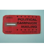 United States Postal Service USPS Political Campaign Mailing Red Tag - £15.57 GBP