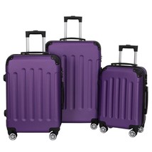 3PCS 20/24/28&quot; Luggage Travel Set Bag TSA Lock Trolley Carry On Suitcase... - $135.99