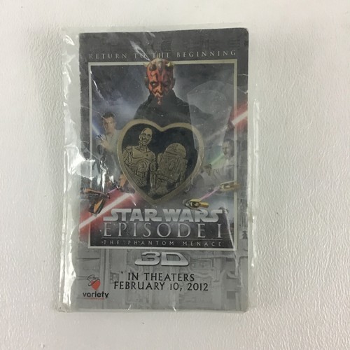 Star Wars Episode I Phantom Menace Collectible Pin R2-D2 C3PO 2011 New  - $14.80