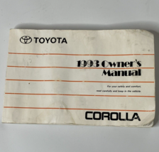 Toyota 1993 Corolla Owners Manual User Guide Reference Operator Book OEM - £12.01 GBP