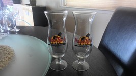 2 Hard Rock Cafe Maui Hurricane 10&quot; Tall Glasses 26 oz - Will Be Collect... - £35.13 GBP