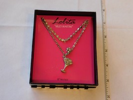 Lolita Ladies Women&#39;s Necklace Silver Tone &quot;Multi Martini&quot; 309556LTA NEW NOS - £14.31 GBP