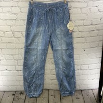 Knox Rose Jogger Pants Womens Sz XS Printed Denim NWT - £15.56 GBP