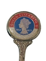 Queen Elizabeth Spoon 1977 Princess Diana Royalty Collectible Silver Jub... - £22.83 GBP