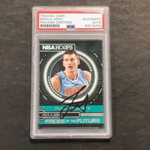 2016-17 NBA Hoops Faces of the Future #12 Nikola Jokic Signed PSA Slabbed Nugget - £278.89 GBP