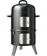 Gasone Vertical Smoker With Thermometer – 16 Inch Heavy Duty Charcoal Sm... - $1,446.52 MXN