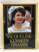 The Last Will and Testament of Jacqueline Kennedy Onassis (1997, Hardcover) - £9.71 GBP