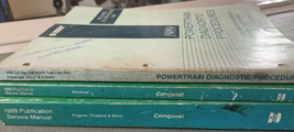 1989 Chrysler Conquest Service Repair Shop Workshop Manual Set Oem W Powertrain - $59.99