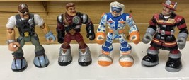 Mattel Fisher Price Secours Heroes Lot De 4 Vintage Action Figurines 6” - £19.69 GBP