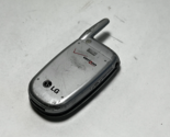 LG VX5300 - Silver and Gray ( Verizon ) Cellular Flip Phone UNTESTED - £7.75 GBP