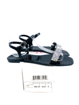 Olivia Miller Palizzi Jelly Sandals - Black, US 6M - $19.79