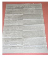 Oakland Observer Vintage Newspaper Vintage 1891 Oregon - $1,119.32 MXN