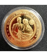 John F Kennedy 1953 2017 Marriage To Jacqueline Bouvier. 24K Gold Plated... - $14.01