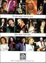 Ampeg Bass Guitar Amp advertisement Pantera Alice in Chains Van Halen Metallica - £3.31 GBP