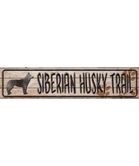 Siberian Husky Trail Novelty Metal Mini Street Sign K-475 - £19.14 GBP