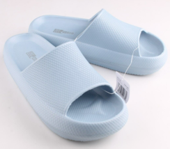 32 Degrees Cool Unisex Women&#39;s Men&#39;s Blue Cushion Slide Sandal NIB - $186.78 MXN