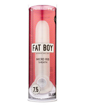 Perfect Fit Fat Boy Micro Ribbed Sheath 7.5 Inch Male Penis Girth Extender - £38.98 GBP