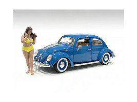 Beach Girl Amy Figurine for 1/24 Scale Models American Diorama - £14.62 GBP