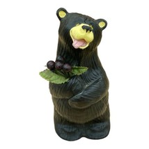 Big Sky Carvers Bearfoots Huck Bear by Jeff Fleming 7.5&quot; Holds Flag - $29.69
