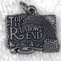 Washington Tops Rainbows End Charm Pendant Vintage - $12.88