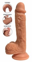 Easy Riders Dual Density Silicone Dildo - 8 Inch - £30.67 GBP