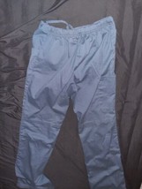 Scrubstar Grey Size XSmall Cargo Scrub Pants Elastic With Drawstring 900002 - £9.65 GBP