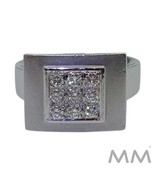 Vintage Stuart Moore Platinum and Diamond Ring Size 5.75 .22CTW - €2.571,57 EUR